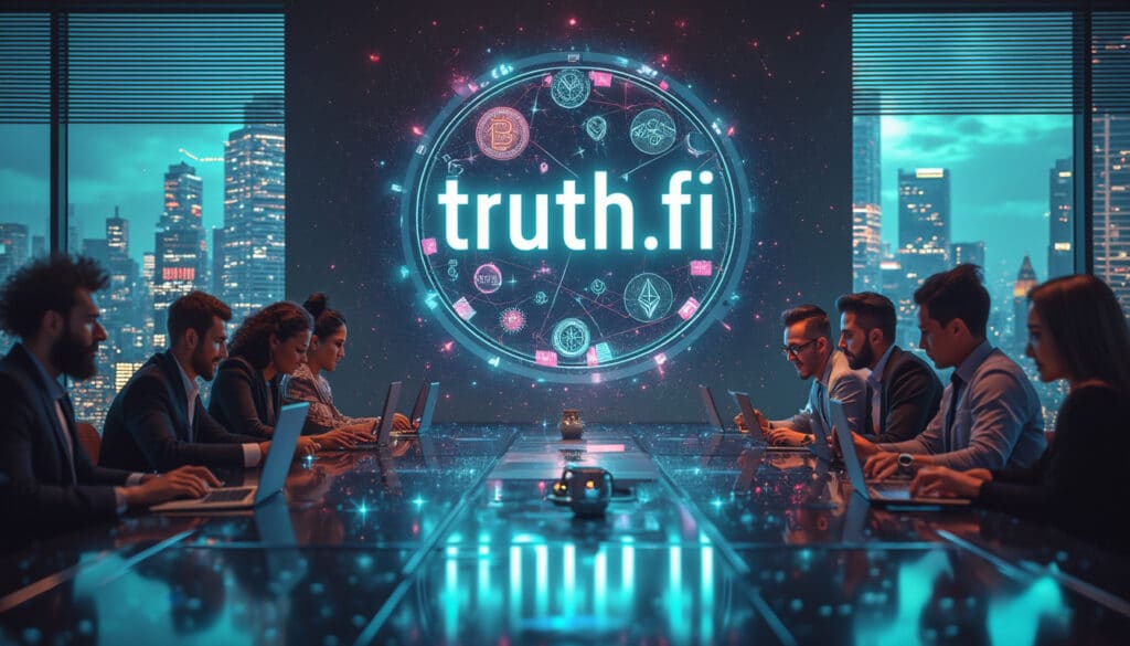 découvrez truth.fi, la nouvelle marque fintech de trump media, spécialisée dans les cryptomonnaies et les etf. plongez dans un univers innovant où la finance rencontre la technologie, offrant des solutions pertinentes pour les investisseurs d'aujourd'hui.