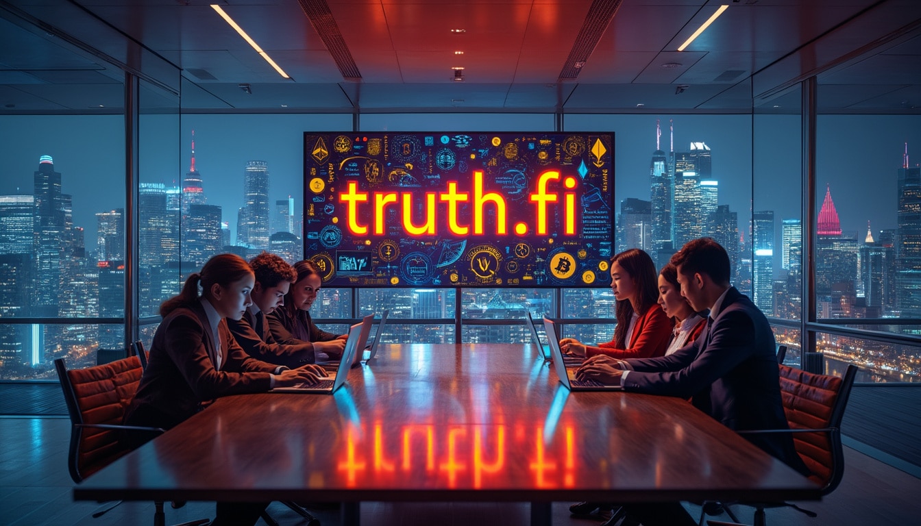 discover truth.fi, the new fintech brand from trump media, specializing in the world of cryptocurrencies and ETFs. explore the financial innovations that are revolutionizing investment and asset management.